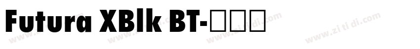 Futura XBlk BT字体转换 Futura XBlk BT字体转换